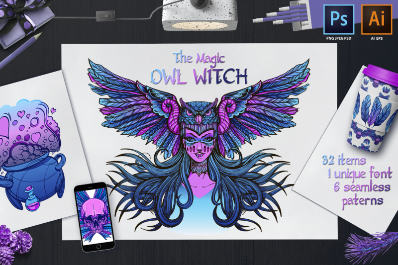 witch-owl-magic-set
