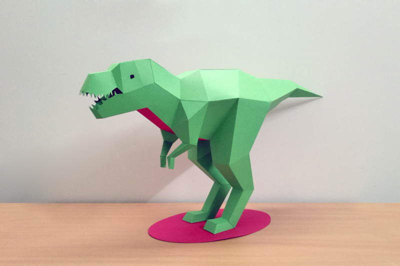 diy-t-rex-sculpture-3d-papercraft