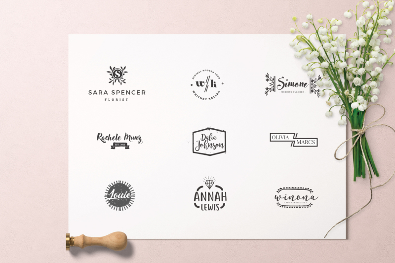 60-feminine-branding-logo-templates