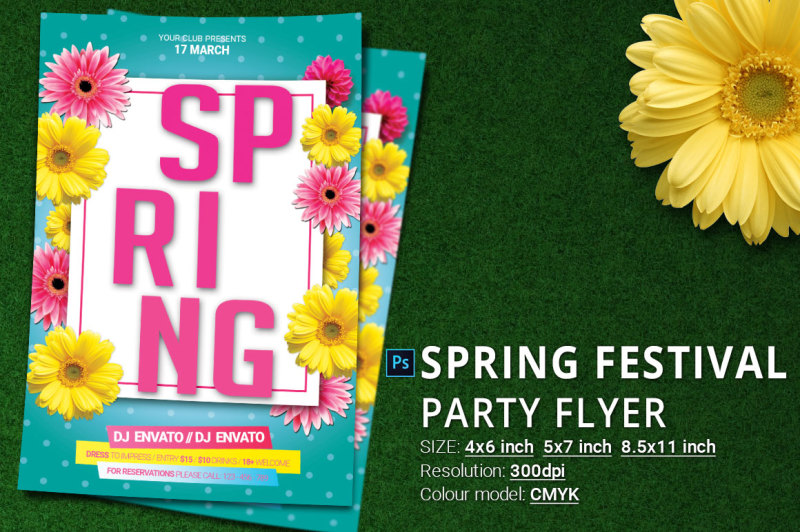 spring-festival-break-party-flyer