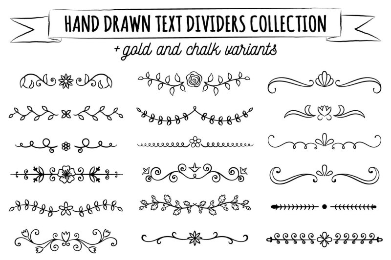 text-dividers-collection
