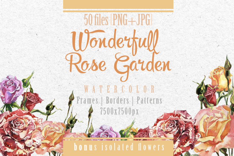 wonderful-rose-garden-png-watercolor-set