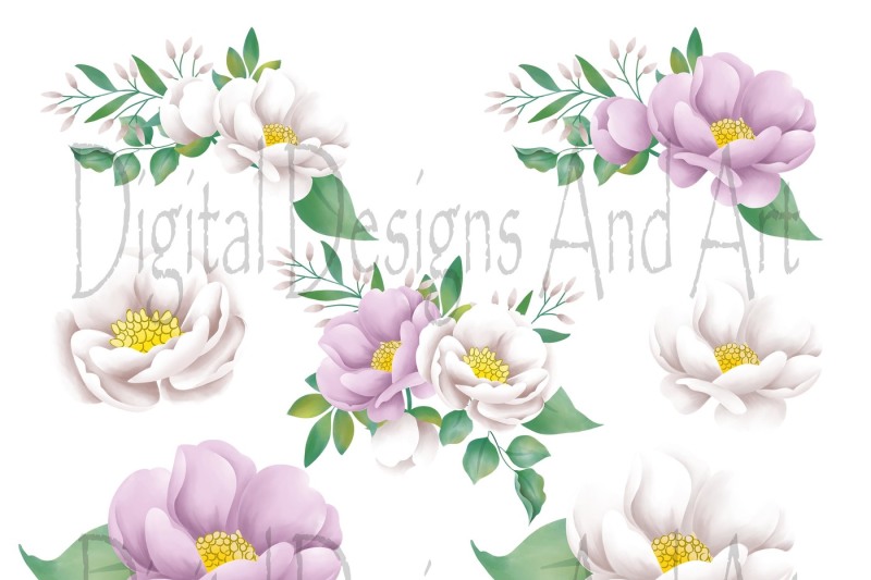 flower-clipart-in-white-and-purple