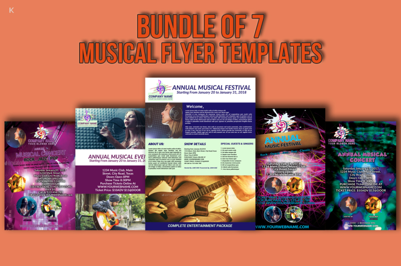 bundle-of-7-musical-flyer-templates