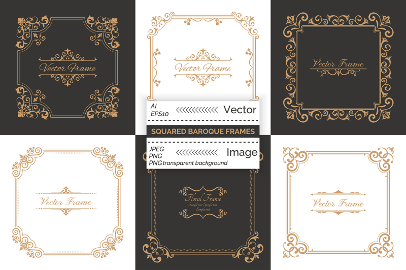 squared-decorative-baroque-frames