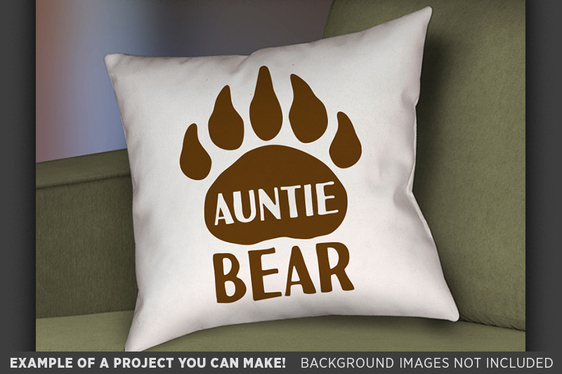 Aunt Shirt Design Cricut & Silhouette cut files Auntie Bear SVG Aunt Christmas svg Auntie SVG Bear Aunt svg Auntie svg Sayings