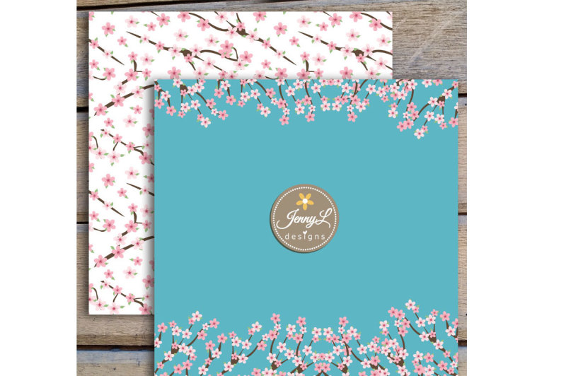 cherry-blossom-digital-papers