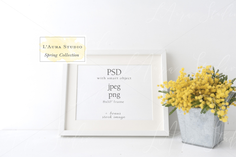 Free Floral Frame Mockup - wfr223 (PSD Mockups)