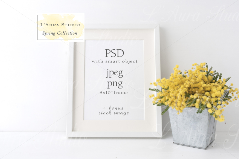 Free Spring Frame Mockup - wfr222 (PSD Mockups)