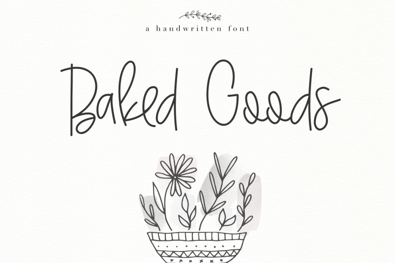baked-goods-a-handwritten-signature-font
