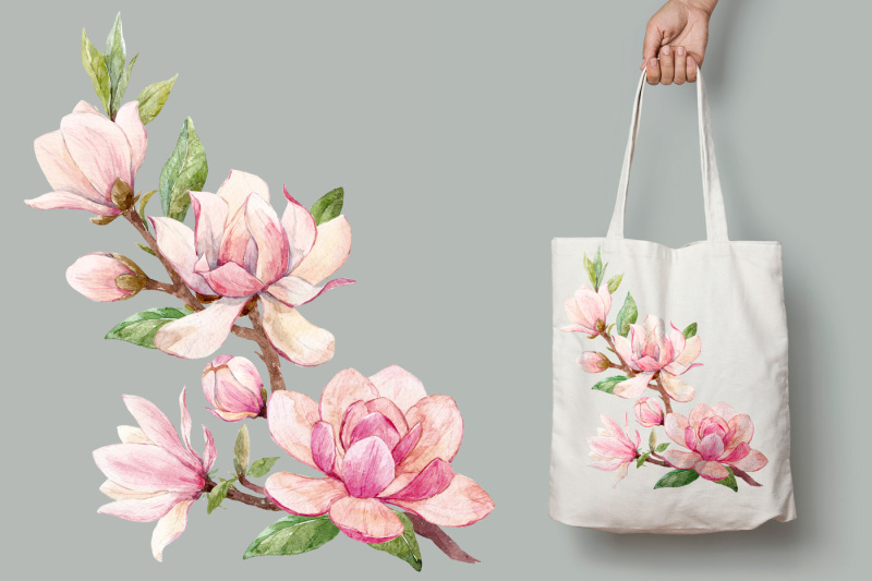 watercolor-magnolia-set-eps-png-psd