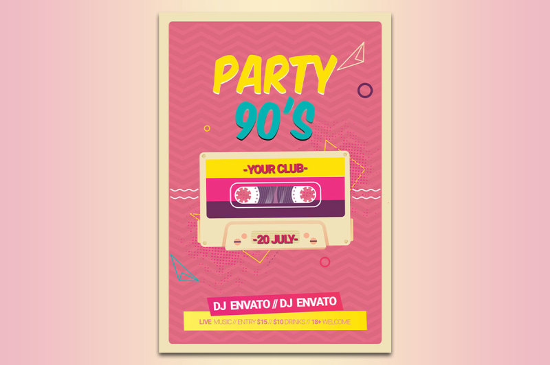 back-to-the-90s-disco-90s-poster-flyer