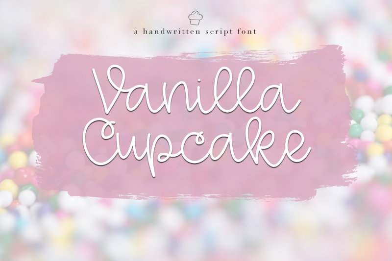vanilla-cupcake-handwritten-script-font