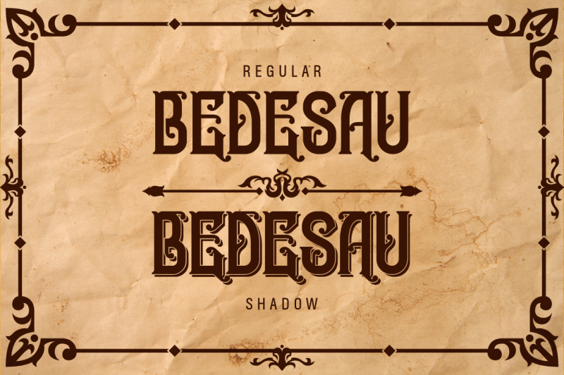 bedesau-typeface