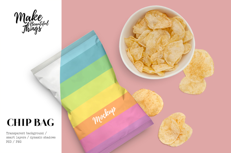 Download Download Potato Chips Bag Mockup Movable Elements 9797 Psd Mockup Paint Splattered Free Mockups Download