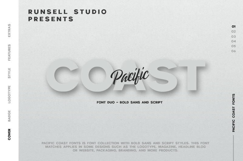 pacific-coast-font-extras