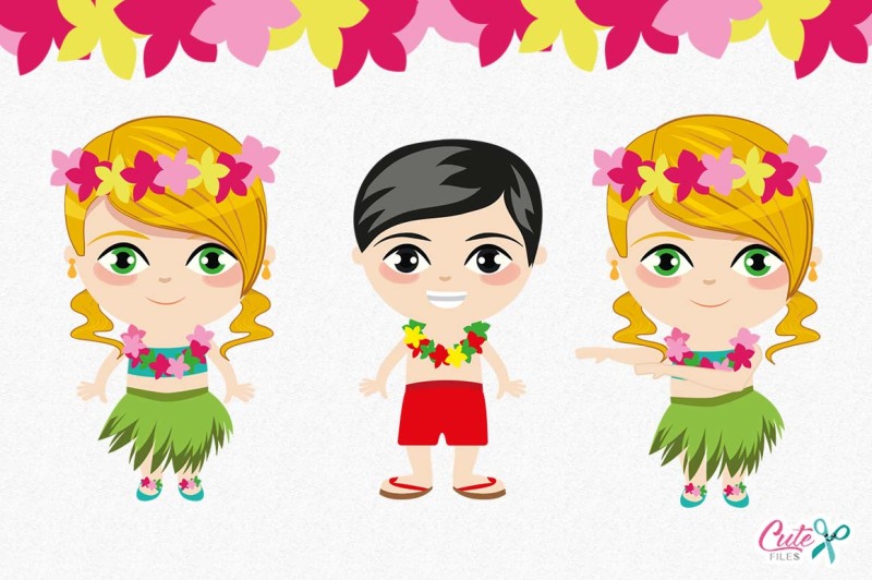tropical-party-summer-clipart-luau-clipart-aloha-hula-cli