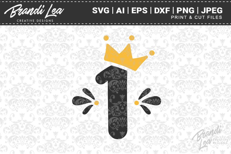 one-crown-svg-cut-files