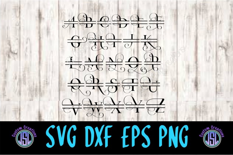 split-letter-monogram-svg-dxf-eps-png