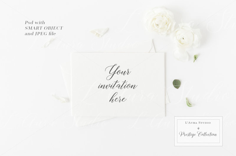 Free Feminine Stationery Mockup - crd233 (PSD Mockups)