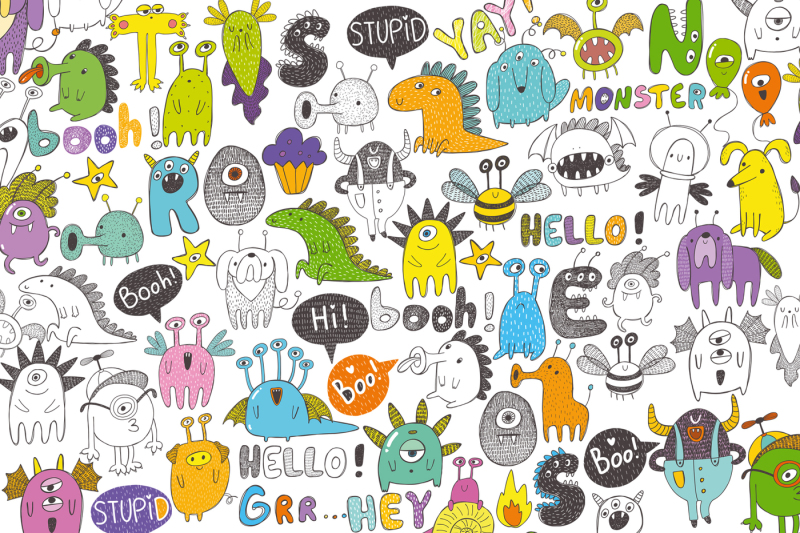 doodle-monsters-collection