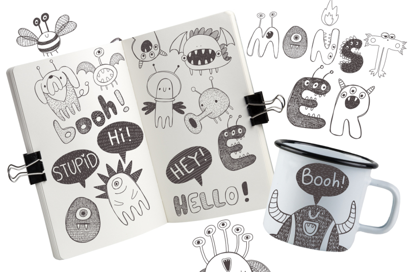doodle-monsters-collection