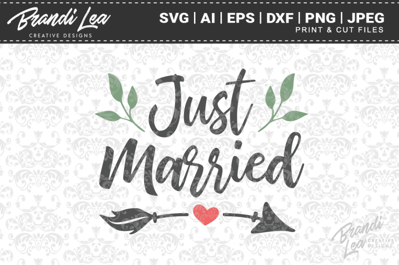 just-married-svg-cut-files