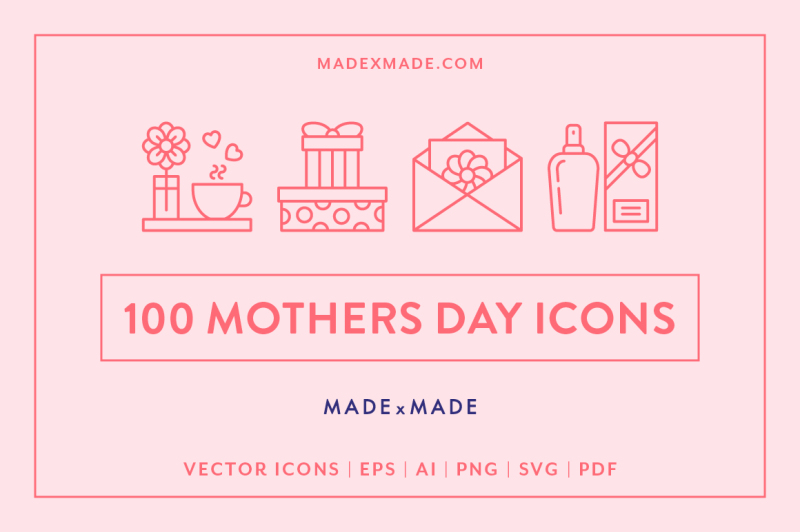 line-icons-ndash-mothers-day