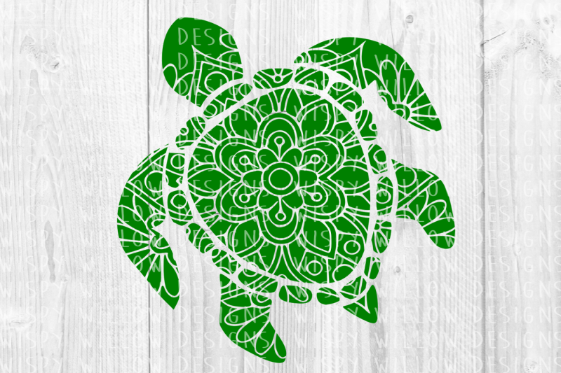 Download Turtle Mandala SVG/DXF/EPS/PNG/JPG/PDF By Wispy Willow Designs | TheHungryJPEG.com