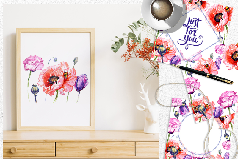 amazing-poppies-png-watercolor-set