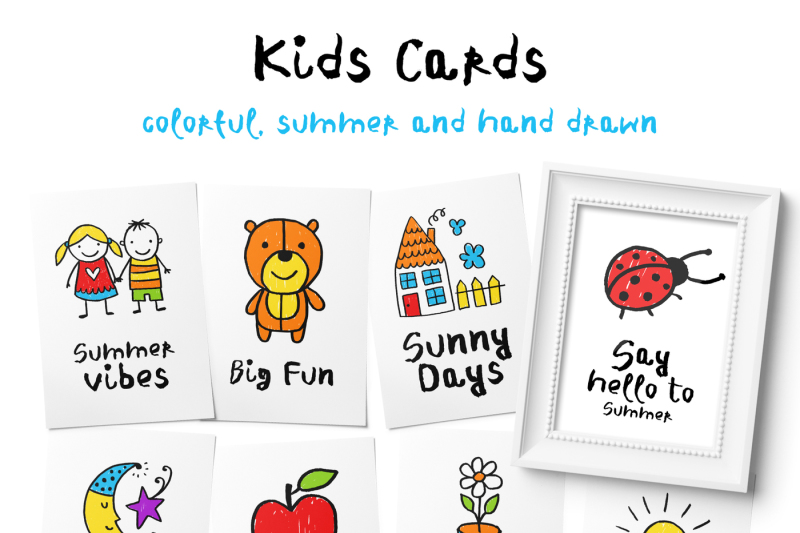 children-s-summer-clipart-set