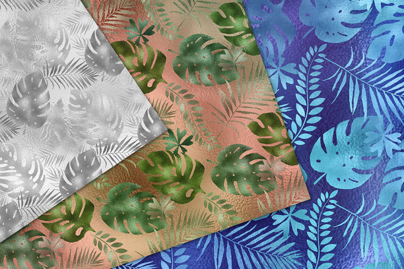 iridescent-tropical-leaf-patterns