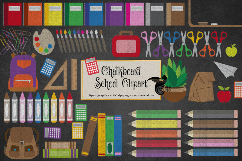 chalkboard-school-supplies-clipart