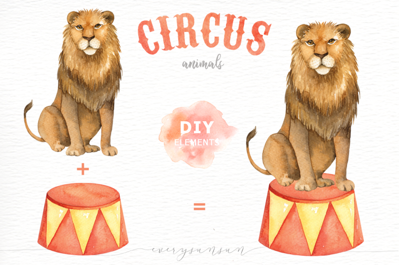 circus-animals-watercolor-clip-art