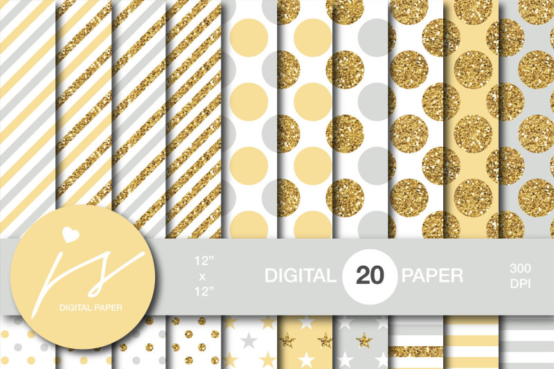 gray-and-yellow-digital-paper-with-gold-glitter-mi-800