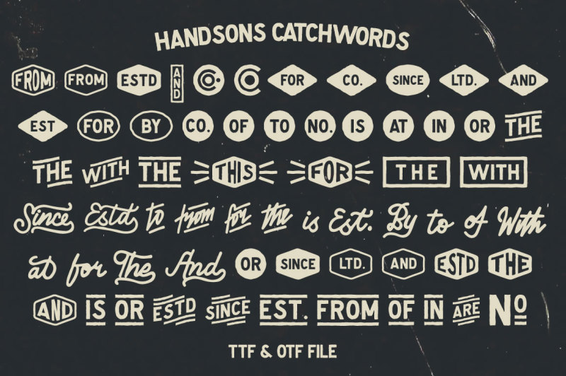 handsons-typeface