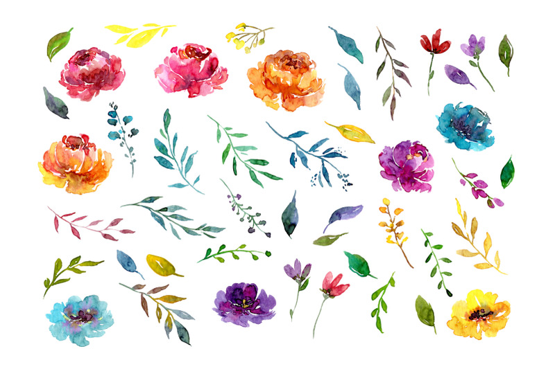 watercolor-bright-summer-flowers-png
