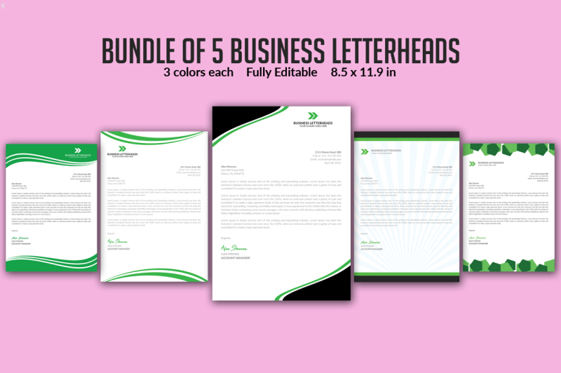 bundle-of-5-business-letter-head-templates
