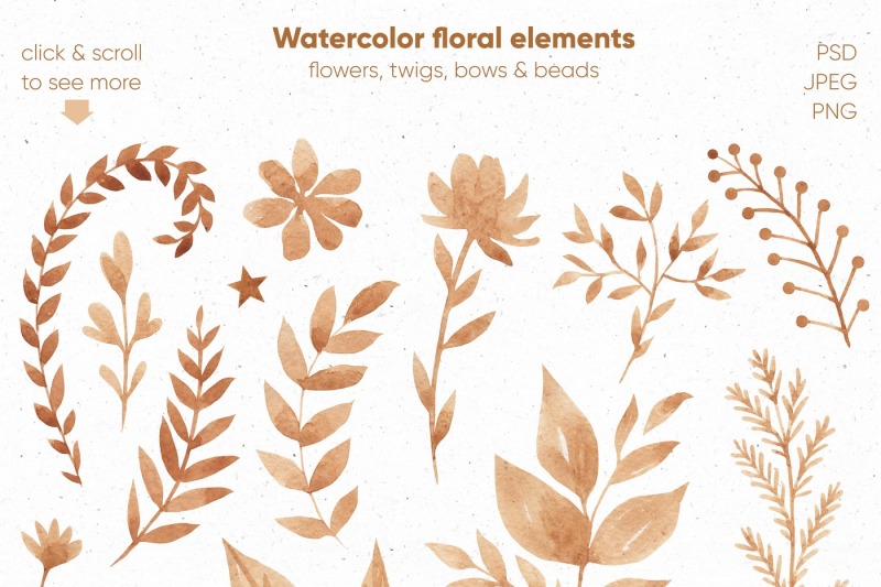 vintage-florals-watercolor-cliparts
