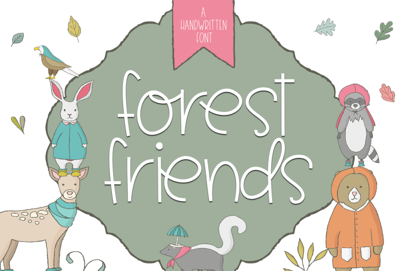 forest-friends-a-handwritten-font