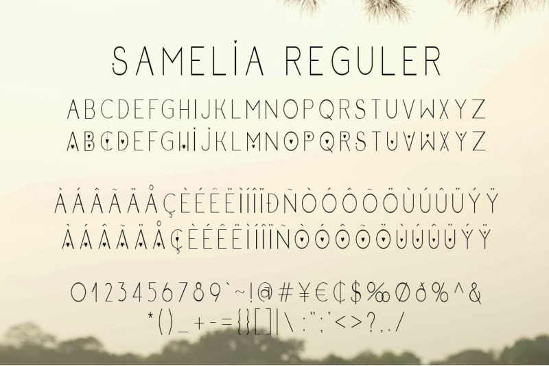 samelia-family-font