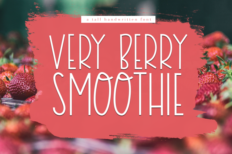 very-berry-smoothie-tall-and-thin-font