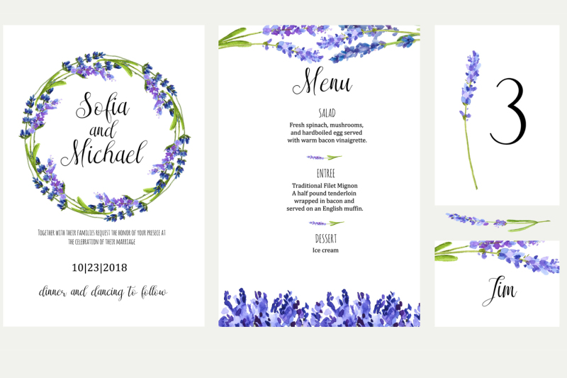 lavender-collection-wedding-set