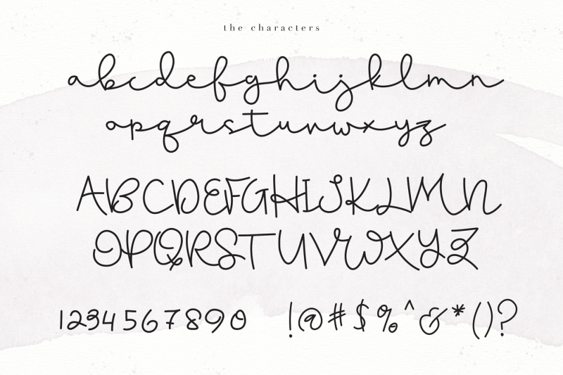 blushed-a-handwritten-font