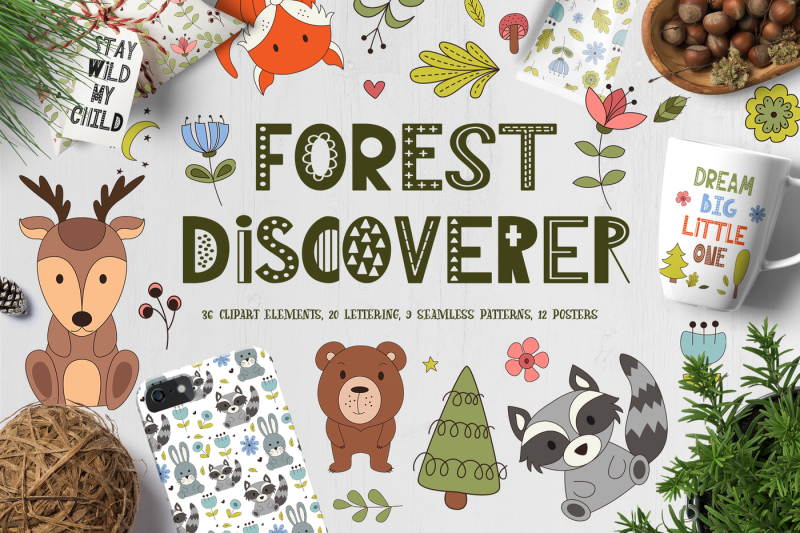 forest-discoverer-clip-art-posters