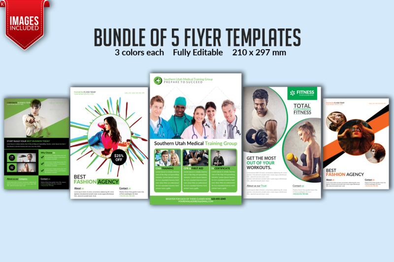 bundle-of-5-flyer-templates