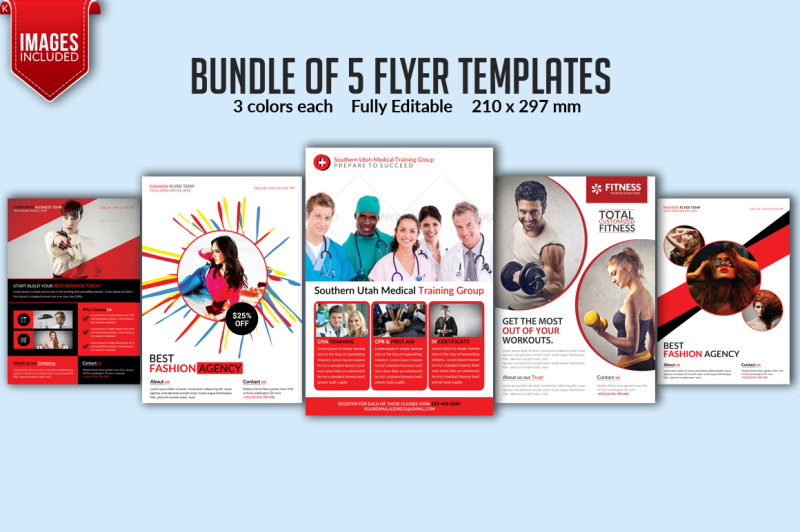 bundle-of-5-flyer-templates