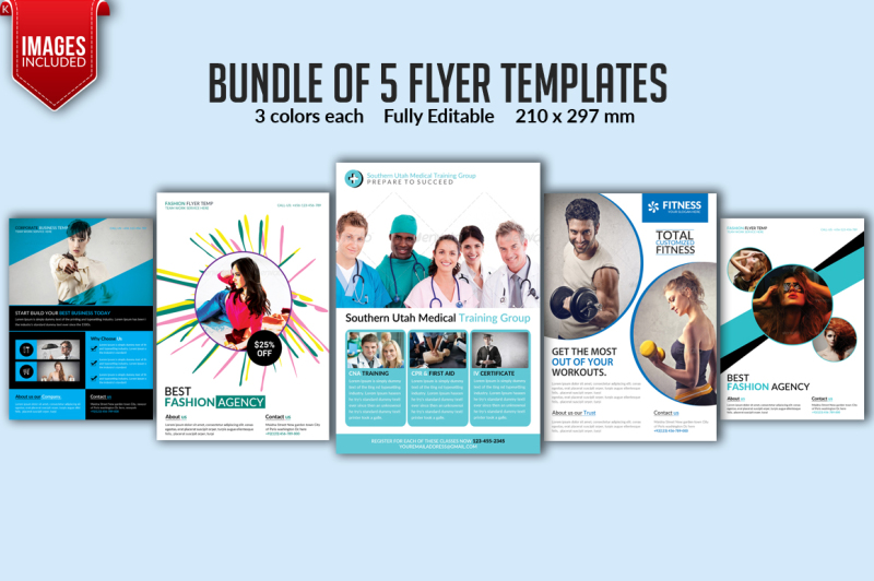 bundle-of-5-flyer-templates