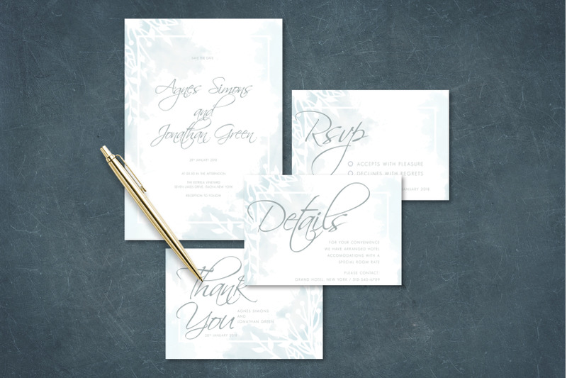 simple-and-luxurious-light-blue-watercolor-wedding-invitation