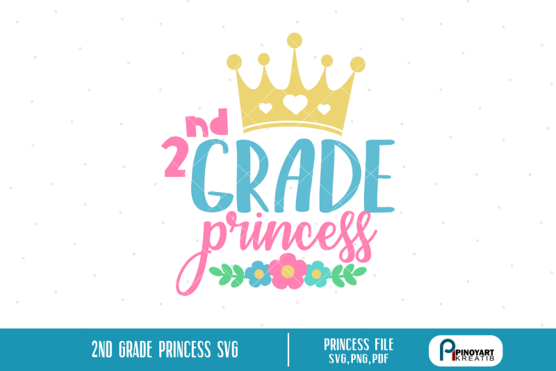 princess-svg-2nd-grade-princess-svg-princess-svg-file-graduation-svg